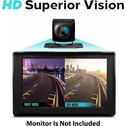  [아마존베스트]Yanees Backup Camera for Car - HD Reverse Camera with Starlight Night Vision - Waterproof Vehicle Back Up Rear View Camera Parking Lines On/Off - Wide View Angel 149 Degrees - High Defini