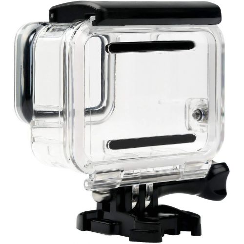  [아마존베스트]Yangers Waterproof Case Cover Accessories for GoPro Hero 7 Silver/White Model Action Camera Silicone Underwater Cage Cover