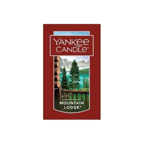  Yankee Candle Single Wick Scented Glass Candle Mountain Lodge