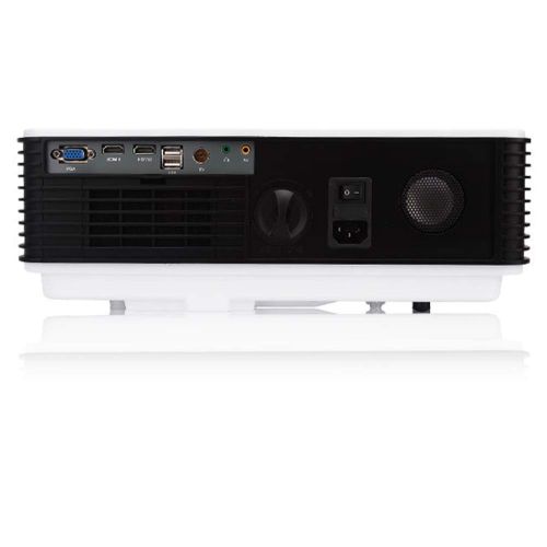  Yanyuwen Projector - Wireless On-Screen, Wifi Bluetooth, Delivery Distance Is 2-7M, Delivery Screen Is 20-200 Inches, Keystone Correction, Resolution 1280 800DPI, Suitable For Business Offi