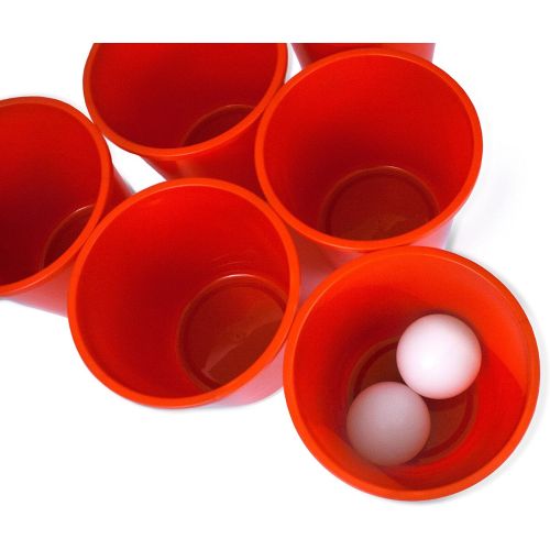  [아마존핫딜][아마존 핫딜] Yard Games Giant Yard Pong with Durable Buckets and Balls Including High Strength Carrying Case