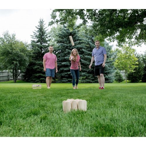  Yard Games Scatter Number Block Tossing Game with Durable Carrying Case and Heat Burned-in Numbers