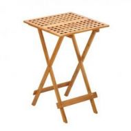 Yard and home decor Bamboo Wood Folding Tray Table (Pack of 1 EA)