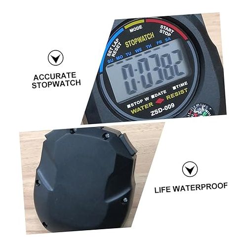  Yardwe 12 Pcs Timer Running Stopwatch Workout Stopwatch Referees Watch Stopwatch for Match Swimming Stopwatch Match Stopwatch Doppler Chronograph Game Stopwatches Abs Small Digital Watch