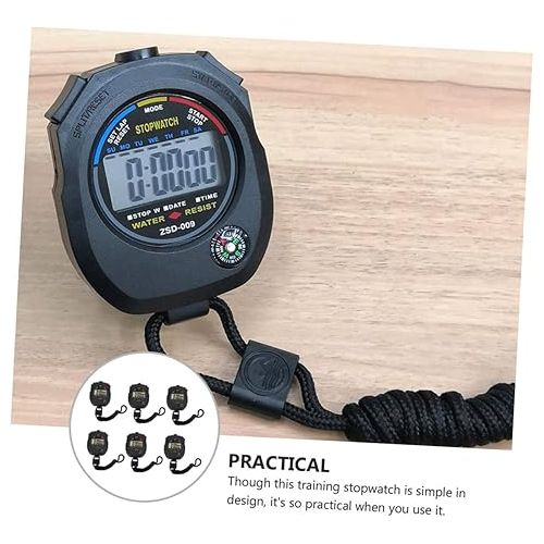  Yardwe 12 Pcs Timer Running Stopwatch Workout Stopwatch Referees Watch Stopwatch for Match Swimming Stopwatch Match Stopwatch Doppler Chronograph Game Stopwatches Abs Small Digital Watch