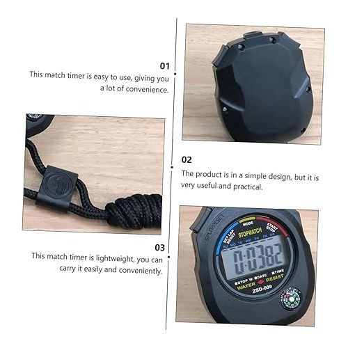  Yardwe 12 Pcs Timer Running Stopwatch Workout Stopwatch Referees Watch Stopwatch for Match Swimming Stopwatch Match Stopwatch Doppler Chronograph Game Stopwatches Abs Small Digital Watch