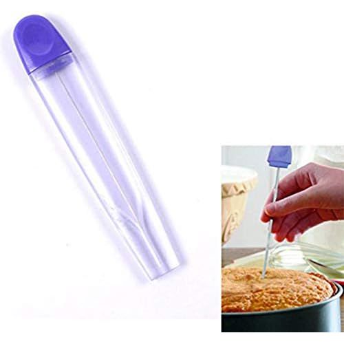  [아마존베스트]Yardwe 2pcs Cake Stainless Steel Tester Cupcake Muffin Cake Baking Tester Long Needle DIY Baking Tool Home Bakery Restaurant Tool Blue