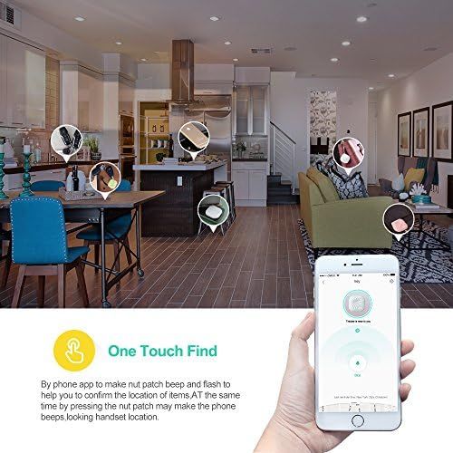  [아마존베스트]Yarrashop Key Finder Bluetooth Tracker Mini Nut 3 Keys/Phone/Wallet Finder Key Finder Anti-Lost Pet Locator Wallet Luggage Tracker Anti-Lost Reminder for Android & iOS