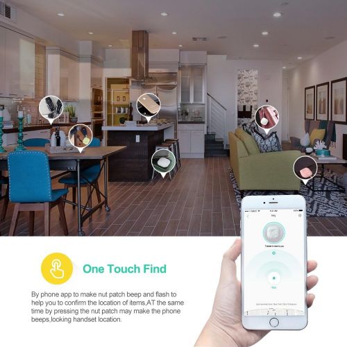  [아마존베스트]Yarrashop Key Finder Bluetooth Tracker Mini Nut 3 Keys/Phone/Wallet Finder Key Finder Anti-Lost Pet Locator Wallet Luggage Tracker Anti-Lost Reminder for Android & iOS