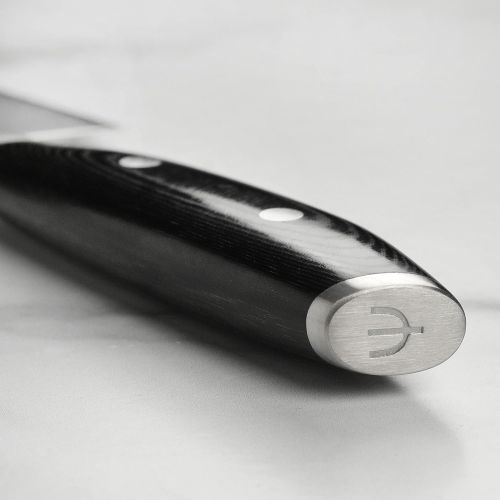  [아마존베스트]Yaxell Mon 7 Nakiri Knife - Made in Japan - VG10 Stainless Steel Gyuto with Micarta Handle