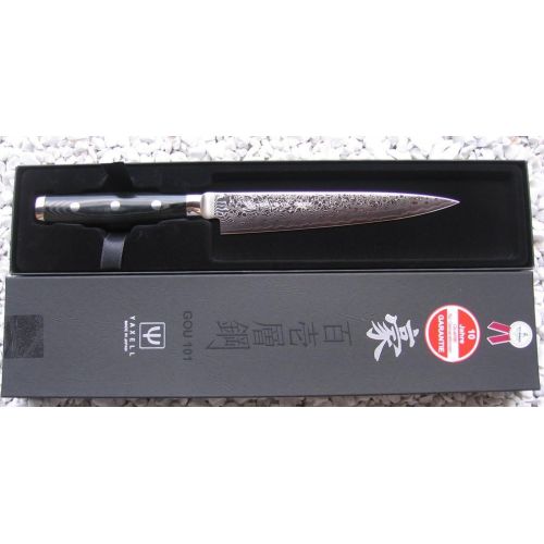  [아마존베스트]Damascus Yaxell Gou 10118cm Blade Filleting Knife Cutting Core Powder Steel 101.