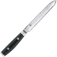 [아마존베스트]Yaxell Ran Damascus Knife Tomato Bread Knife 14cm