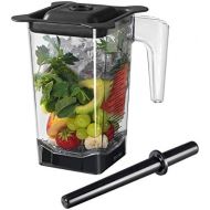 1,5 Liter Behalter / Ersatzbehalter fuer den Pofi YaYago Smoothie Maker Power Mixer Blender Icecrusher 1,5 l inkl. Schneidemesser, Stoessel und Deckel / Omniblend V Behalter