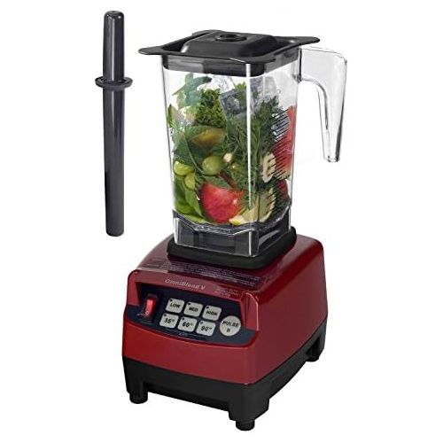  Profi YaYago Power Mixer Blender Smoothie Maker / Ice Crusher with Stainless Steel Blades up to 38,000 Revolutions per Minute, Ideal for Smoothies 1.5 Liter BPA FREI red