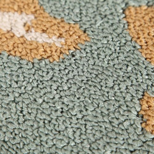  Yazi Kitchen Sink Rugs and Mats Non Skid Rubber Backing/Absorbent/Durable Floor Area Rug Mat for Kitchen/Bathroom (17.8 x 27.7 inch, Blue)