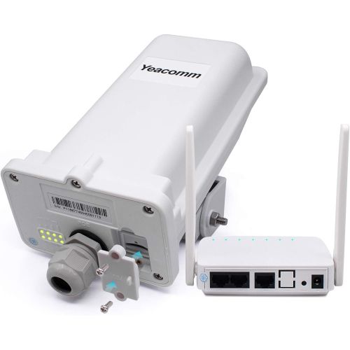  4G CPE Router, Yeacomm Outdoor 3G 4G LTE CPE Kit | LTE Unit with Sim Card Slot + WiFi Hotspot, 150Mbps CAT4 Mobile Wi-Fi Router for HomeOffice, Easy Setup and High Speed (FBA)