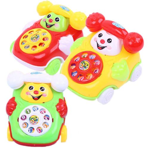  YeahiBaby Kid Chatter Telephone Toys Learning Educational Toys for Kids Gifts 2pcs (Random Color)