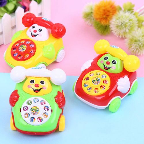  YeahiBaby Kid Chatter Telephone Toys Learning Educational Toys for Kids Gifts 2pcs (Random Color)