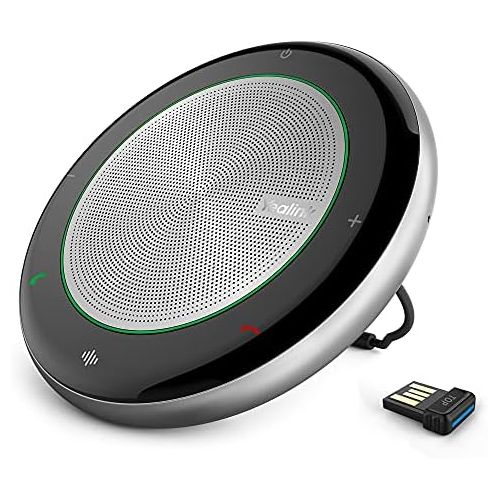  Yealink Bluetooth Speakerphone Conference Speakerphone Microphone Teams Certified CP700 USB Speaker Full Duplex Noise Reduction Algorithm Home Office 360° Voice Pickup (