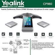 Yealink CP960 IP Conference Station - Cable - Wi-Fi, Bluetooth - Desktop