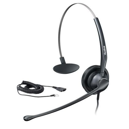  Yealink Monaural Headset with cord for Yealink IP Phones YHS33