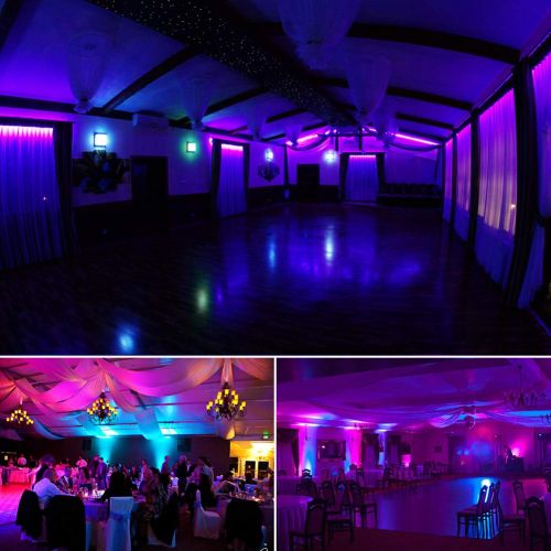  LED Wash Lights, YeeSite 36W 12LED Tricolor RGB LED Light Bar by DMX Control for DJ Show Wedding Stage Lighting Halloween Christmas