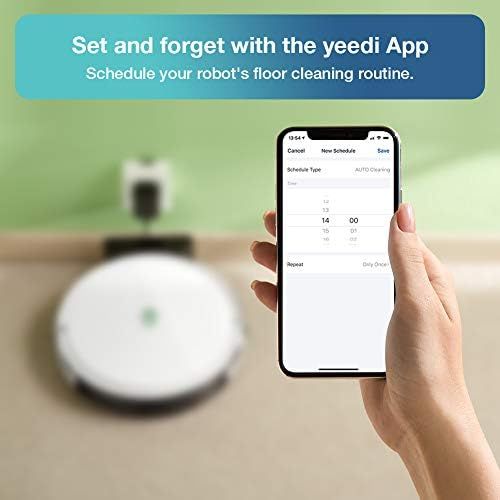  [아마존베스트]yeedi k650 Robot Vacuum Cleaner - 2-in-1 Suction and Mop Robot with 2000Pa Suction Power - Compatible with Alexa - Robot Vacuum for Pet Hair, Carpets and Floors - Self-Charging an