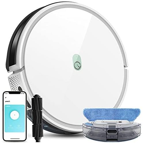  [아마존베스트]yeedi k650 Robot Vacuum Cleaner - 2-in-1 Suction and Mop Robot with 2000Pa Suction Power - Compatible with Alexa - Robot Vacuum for Pet Hair, Carpets and Floors - Self-Charging an