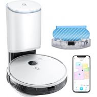 yeedi Vac Station Robot Vacuum and Mop, Self-Emptying 3 in 1, 30 Days Auto Empty, 3000Pa Suction, Carpet Detect, Smart Mapping, Editable Map, Clean Schedule, Virtual Boundary, 200m