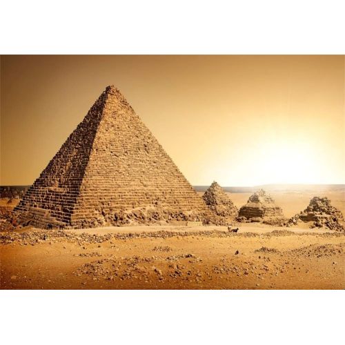  Yeele 10x6.5ft Ancient Egyptian Pyramids Photography Backdrop Sand Desert Background for Pictures Egypt History Ruin Pharaoh Cemetery Kids Children Photo Booth Shoot Vinyl Studio P