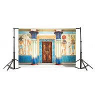 Yeele 8x6ft Ancient Egyptian Temple Photography Backdrop Pyramid Tomb Interior Background for Pictures Egypt Mural Wall Painting Totem Pharaoh Culture Photo Shoot Vinyl Studio Prop