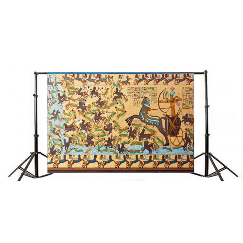  Yeele 10x8ft Ancient Egyptian Mural Photography Backdrop Egypt Carving Paintings Pharaonic Background for Pictures Historic Culture Heritage Temple Wall Photo Booth Shoot Vinyl Stu