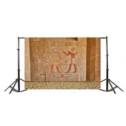  Yeele 9x6ft Ancient Egyptian Temple Backgrounds for Photography Relief Sculpture Mural Backdrop Historically Culture Kids Adult Photo Booth Shoot Vinyl Studio Props