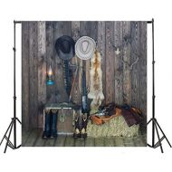 Yeele 10x10ft west Cowboy Backdrops Lasso Jeans Cowboy Hat Cowboy Boots Revolver Hero Folklore Protection Ranch Photography Background Baby Portrait Photo Shoot Studio Props