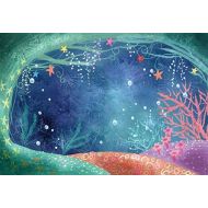 Under The Sea Backdrop - Yeele 8x6ft Seabed Little Mermaid Photography Backdrops Boy Girl Birthday Party Banner Baby Shower Newborn Photo Booth Shooting Background Family Photograp