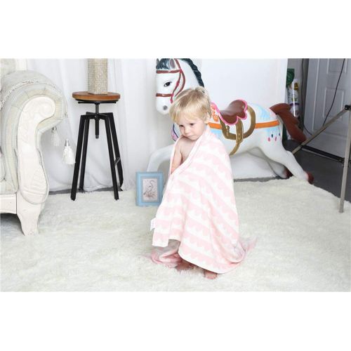  Yeesee BabyKnittingBlanket, ComfortableBlanket, SoftandBreathableCuddle Receiving Swaddle Blanket, Multipurpose ToddlerThrow Blanket Fit for Crib, Stroller,&n