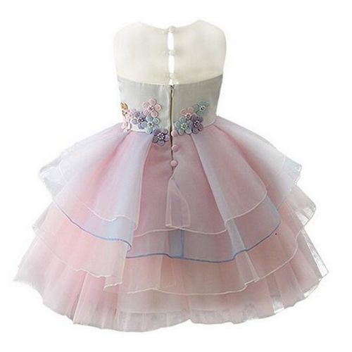  Yeesn Girls Princess Unicorn Costume Tulle Tutu Dress Summer Sleeveless Costume