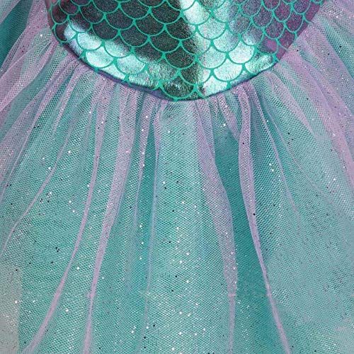  Yeesn Little Girls Mermaid Costume Dress up Princess Cosplay Birthday Party Outfit