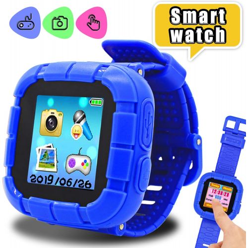  [아마존베스트]Yehtta Toys for 3-8 Year Old Boys Smart Watch for Kids Samrtwatch Touchscreen Kids Watches Girls Birthday Gifts Electronic Toys for Kids Blue