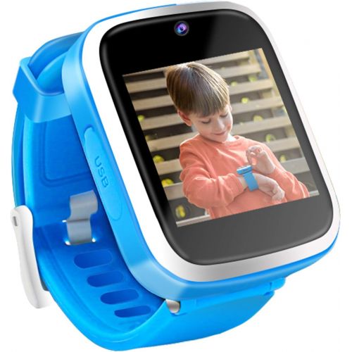  [아마존베스트]Yehtta Kids Smart Watch Toys for 3-8 Year Old Boys Toddler Watch HD Dual Camera Watch for Kids All in one Blue Birthday Gifts for Kid USB Charging Touch Screen Kids Watch Education