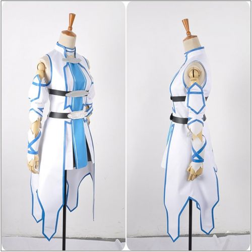  Yejue SAO Sword Art Online 2 Asuna Yuuki Blue Version Cosplay Costume