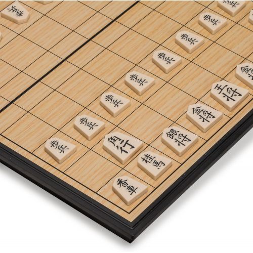  [아마존베스트]Yellow Mountain Imports Shogi Japanese Chess Magnetic Travel Game Set - 9.75-Inch