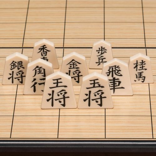  [아마존베스트]Yellow Mountain Imports Shogi Japanese Chess Magnetic Travel Game Set - 9.75-Inch