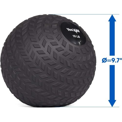  Yes4All Slam Ball for Strength and Crossfit Workout  Slam Medicine Ball, Model:JLMS