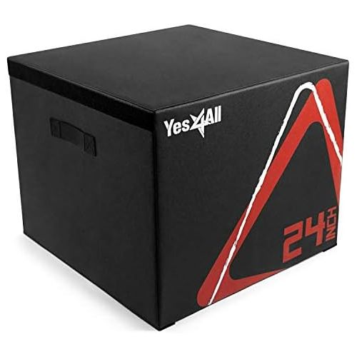  Yes4All Soft Plyo Box/Plyometric Jump Box  Adjustable Plyo Box/Foam Plyo Box for Jump Training, Fitness and Conditioning