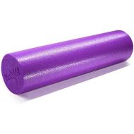 Yes4All Premium Medium Density Round PE Foam Roller for Physical Therapy, Pilates, Yoga, Stretching, Balance & Core Exercises with 4 Sizes (12, 18, 24 & 36 inch) - Multi Color