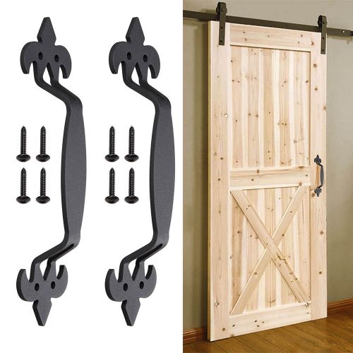  Yescom 11 Sliding Barn Door Handle Vintage Heavy Duty Cast Iron Pull Gate Shed Cabinet