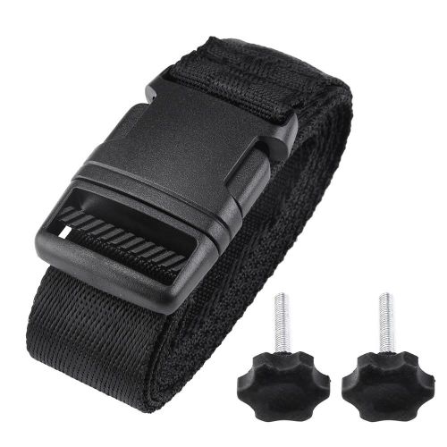  Yescom Universal Golf Bag Attachment Golf Bag Holder Bracket Rack for Golf Cart Rear Seat Black