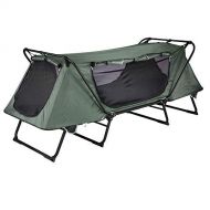 Yescom Folding Tent Cot Oxford Portable Waterproof Camping Cot Outdoor 1 Person Off Ground Tent with Carry Bag