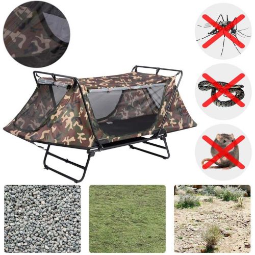  [아마존베스트]Yescom Single Tent Cot Folding Portable Waterproof Camping Hiking Bed Rain Fly Bag